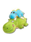 stuffed toy simulation Large Soft dinosaur plush toy long sleeping pillow with legs crossed for girls to sleep on the bed doll for boys