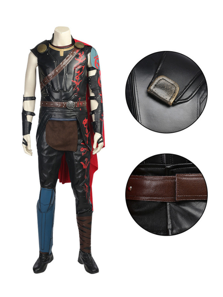 Thor 3 Cosplay Costume for Men – Marvel Superhero Movie Outfit Full Set - Image 2