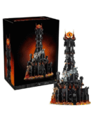 Large Black Tower LEGO Ideas Medieval Fortress Building Set