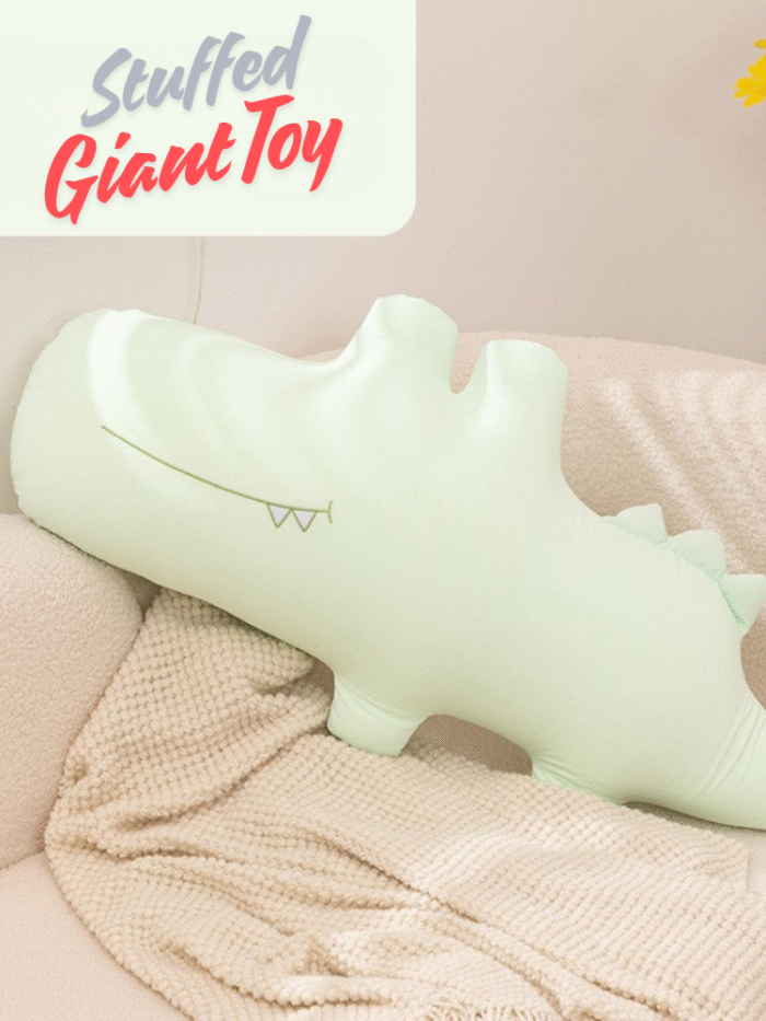 Cute Crocodile & Hippo Plush Toy Pillow – Ice Silk Animal Gift - Image 3
