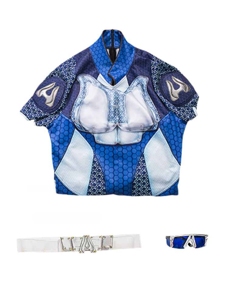 Black Robe Patrol Cosplay Costume – Locomotive Style Complete Set - Image 4