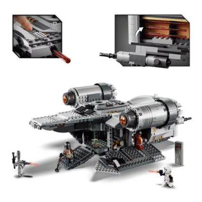 LEGO Ideas Mandalorian Razor Spaceship – Star Wars Building Set