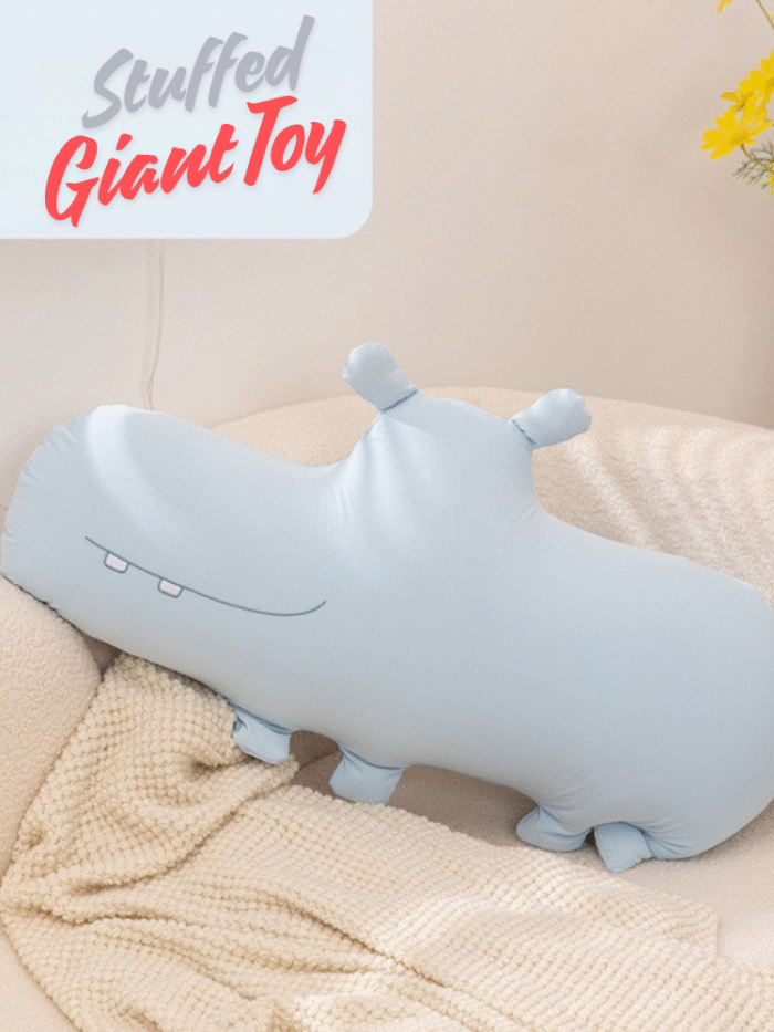 Cute Crocodile & Hippo Plush Toy Pillow – Ice Silk Animal Gift - Image 5