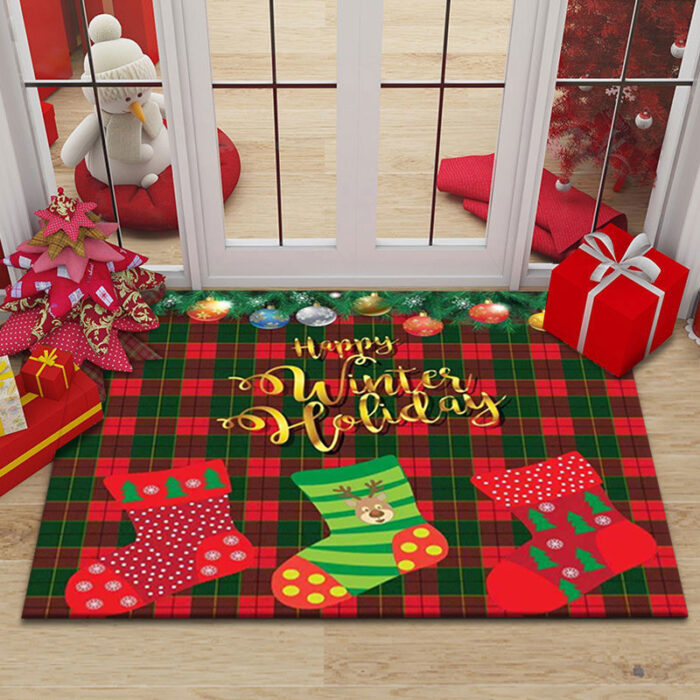 bathroom rugs christmas​