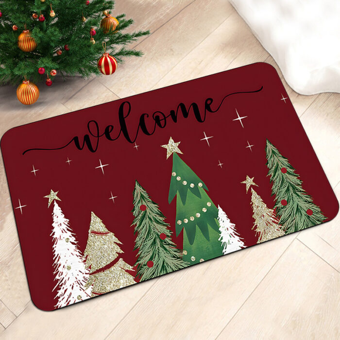 Christmas Rug – Washable Non-Slip Holiday Area Rug/Doormat (Multiple Designs)  - Image 54